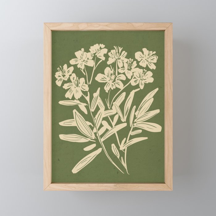 Minimalist Flowers 3 Mini Art Print Gallery Image 1