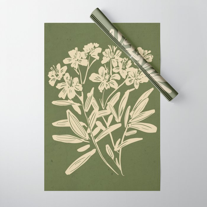 Minimalist Flowers 3 Wrapping Paper Gallery Image 1