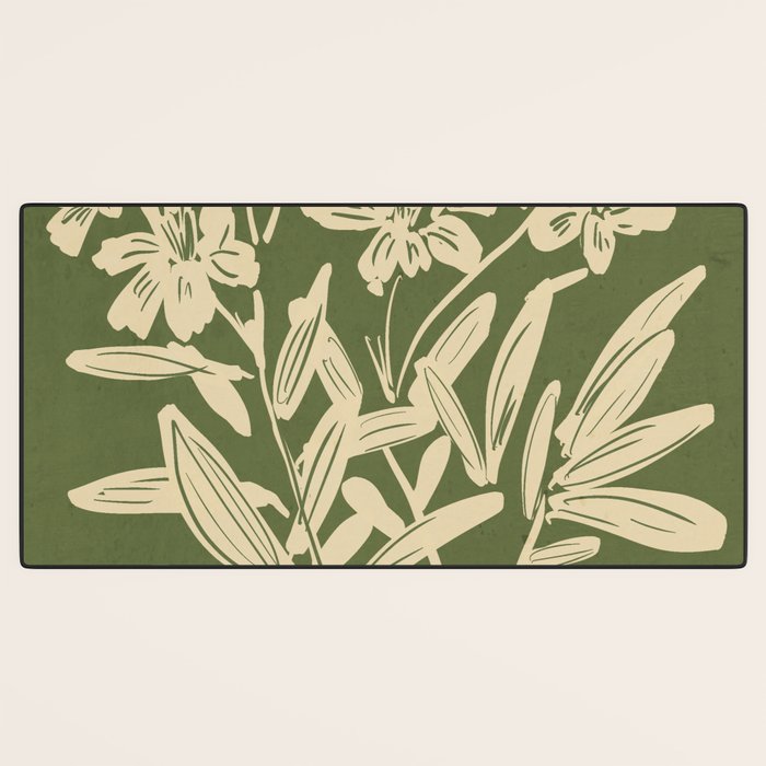 Minimalist Flowers 3 Desk Mat Gallery Image 3