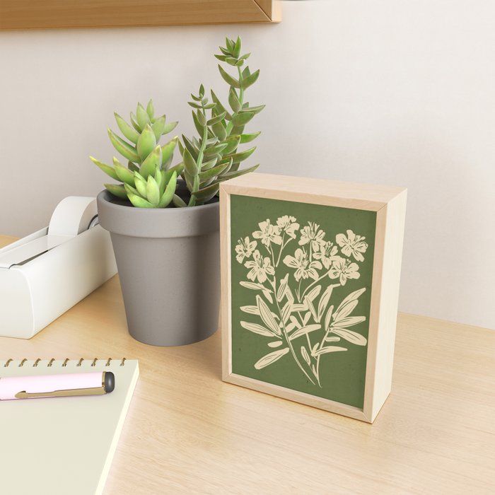 Minimalist Flowers 3 Mini Art Print Gallery Image 2