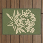 Minimalist Flowers 3 Outdoor Rug Gallery Image 1