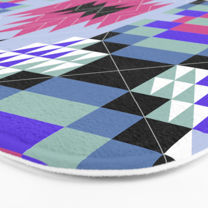 MP Tribal geometric A Bath Mat Gallery Image 3