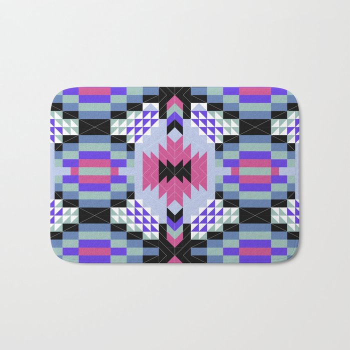 MP Tribal geometric A Bath Mat Gallery Image 1