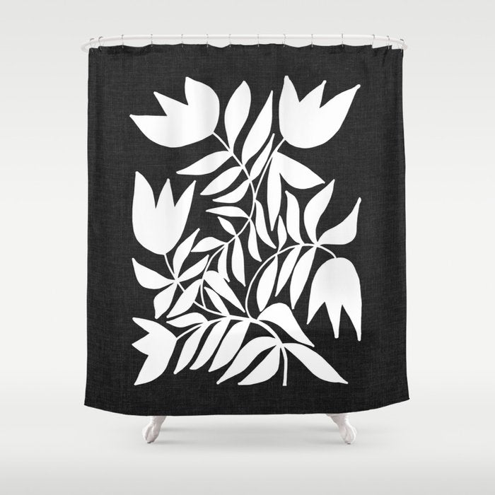 Triple Lip Vining Tulip ii Shower Curtain Gallery Image 1