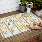 Bamboo Stems - Gold Palette Outdoor Rug Gallery Image 2