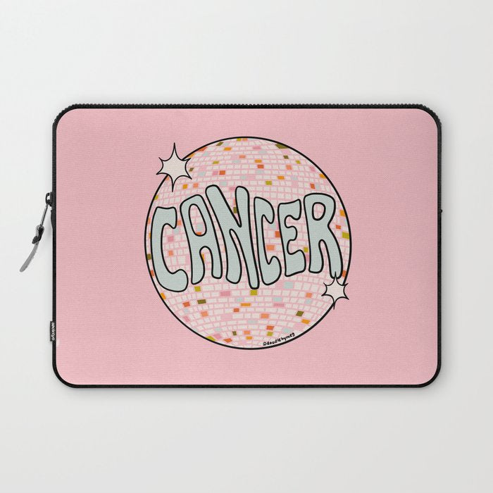Cancer Disco Ball Laptop Sleeve Gallery Image 1