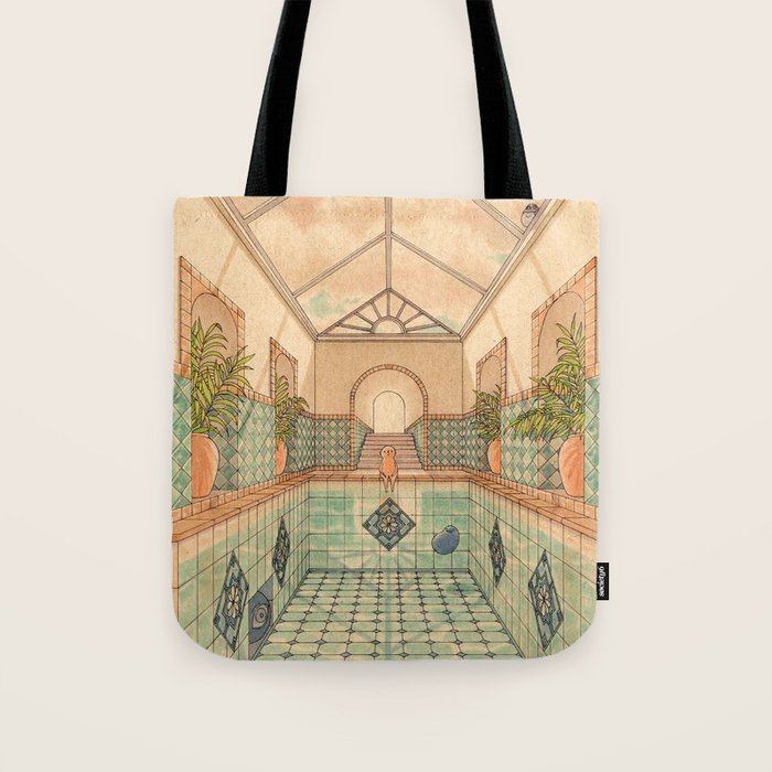 Indoor Pool Tote Bag Gallery Image 1