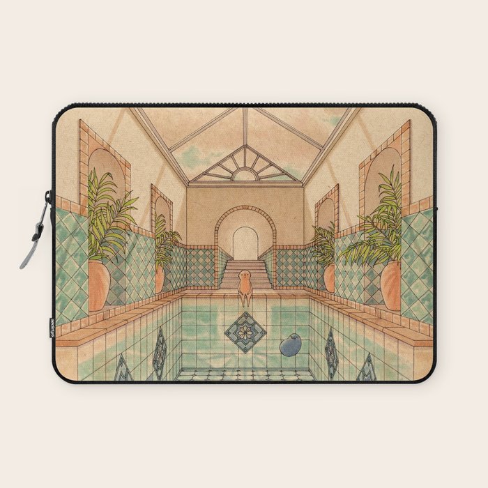 Indoor Pool Laptop Sleeve Gallery Image 1
