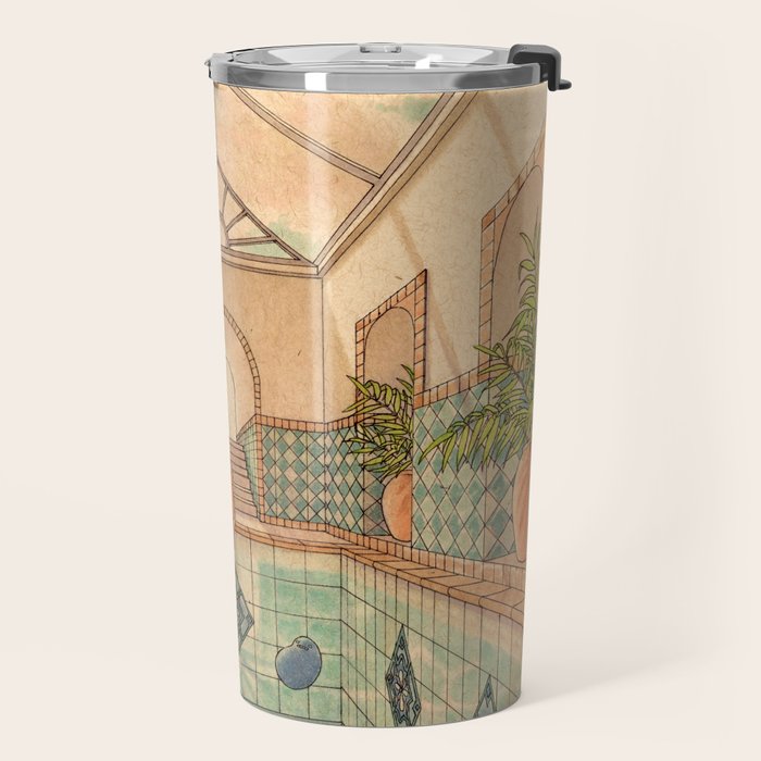 Indoor Pool Travel Mug Gallery Image 2