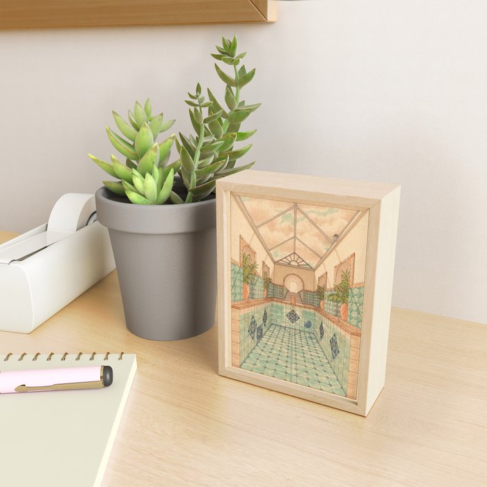 Indoor Pool Mini Art Print Gallery Image 2