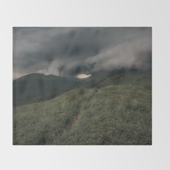 A Storm is Coming - Landscape and Nature Photography Throw Blanket Gallery Image 2