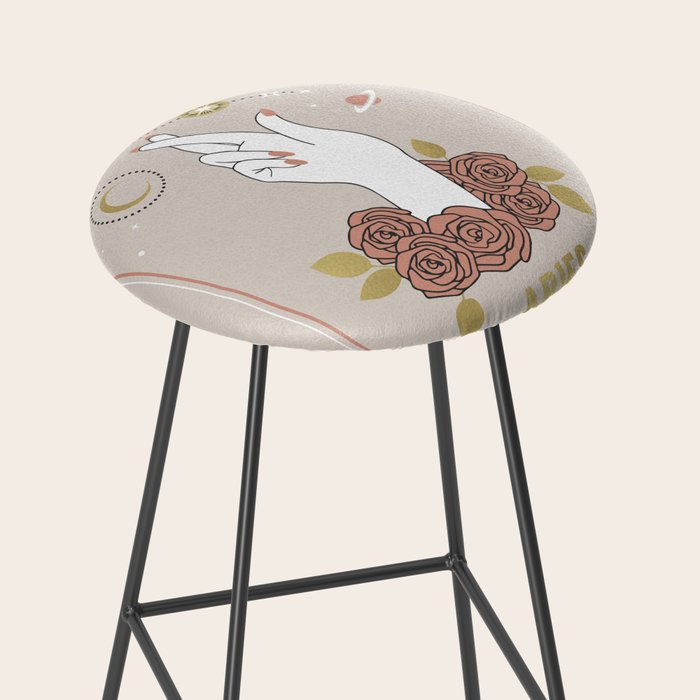 Aries Zodiac Series Stool Gallery Image 2