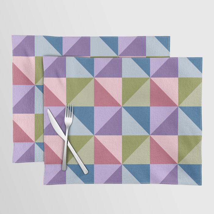 Kaleidoscope - patchouli Placemat Gallery Image 1