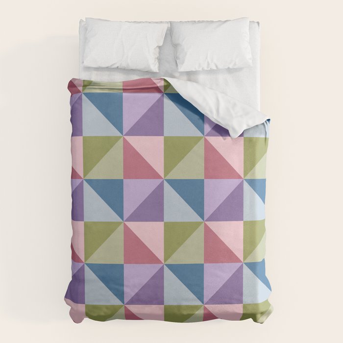 Kaleidoscope - patchouli Duvet Cover Gallery Image 6