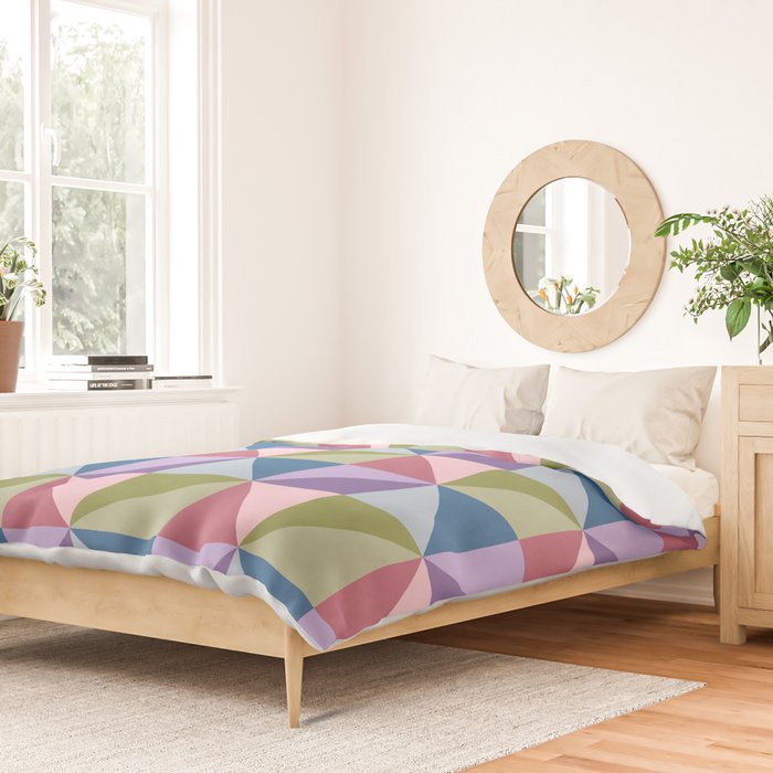 Kaleidoscope - patchouli Duvet Cover Gallery Image 2