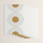 Sunshine Retro Circle Sun Wrapping Paper Gallery Image 3