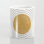 Sunshine Retro Circle Sun Coffee Mug Gallery Image 4