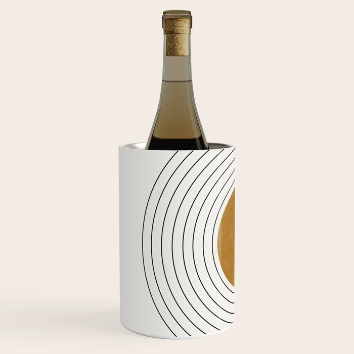 Sunshine Retro Circle Sun Wine Chiller Gallery Image 2