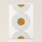 Sunshine Retro Circle Sun Stationery Card Gallery Image 2