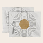 Sunshine Retro Circle Sun Placemat Gallery Image 1