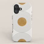 Sunshine Retro Circle Sun iPhone Case Gallery Image 1