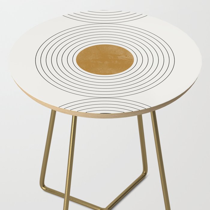 Sunshine Retro Circle Sun Side Table Gallery Image 2