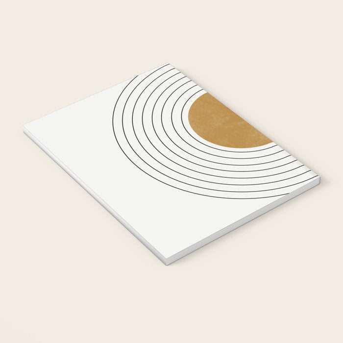 Sunshine Retro Circle Sun Notebook Gallery Image 3