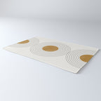Sunshine Retro Circle Sun Rug Gallery Image 3