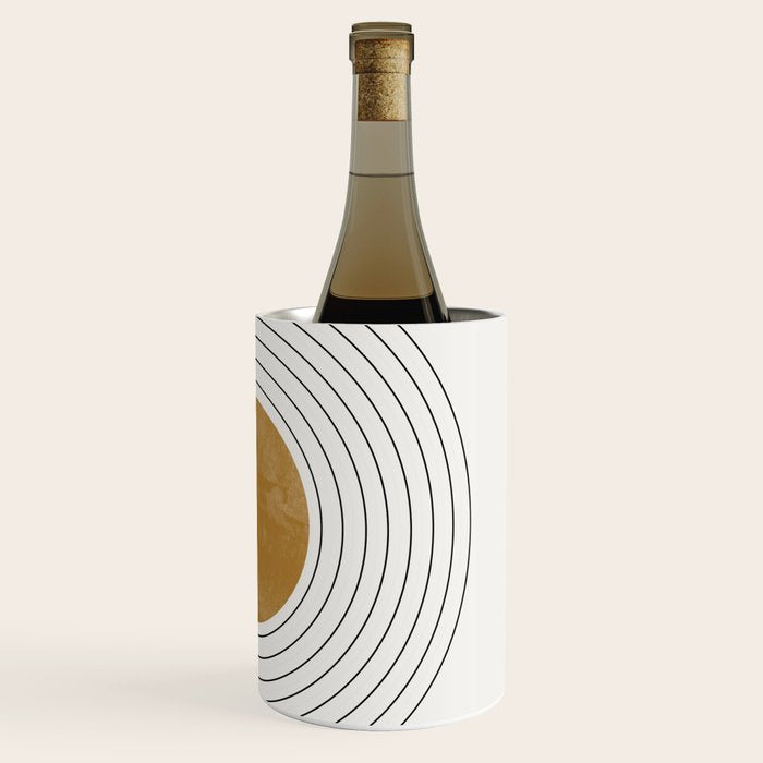 Sunshine Retro Circle Sun Wine Chiller Gallery Image 3