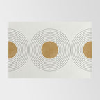 Sunshine Retro Circle Sun Rug Gallery Image 2
