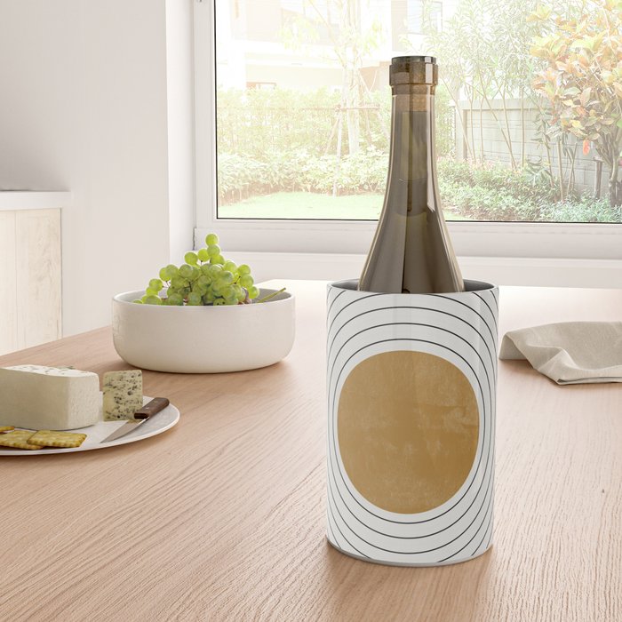 Sunshine Retro Circle Sun Wine Chiller Gallery Image 4