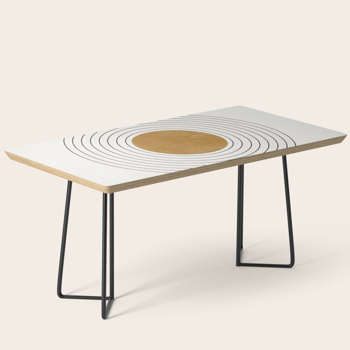Sunshine Retro Circle Sun Coffee Table Gallery Image 1
