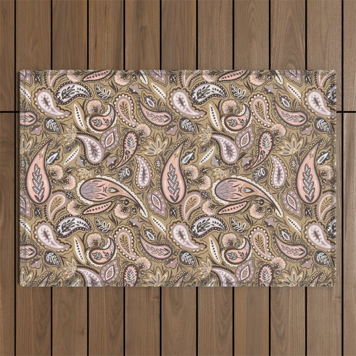 Vintage Paisley Harmony Outdoor Rug Gallery Image 1