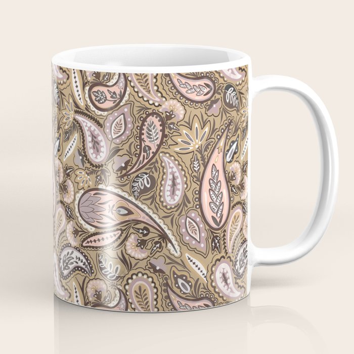 Vintage Paisley Harmony Coffee Mug Gallery Image 1