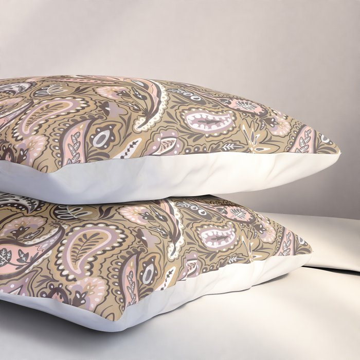 Vintage Paisley Harmony Pillow Sham Gallery Image 3