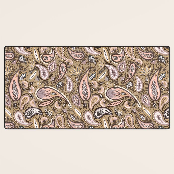Vintage Paisley Harmony Desk Mat Gallery Image 3