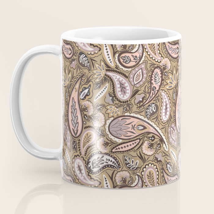 Vintage Paisley Harmony Coffee Mug Gallery Image 3