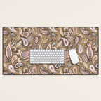 Vintage Paisley Harmony Desk Mat Gallery Image 1