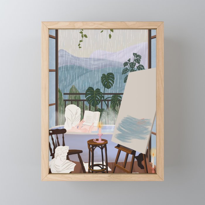 Peaceful day Mini Art Print Gallery Image 1