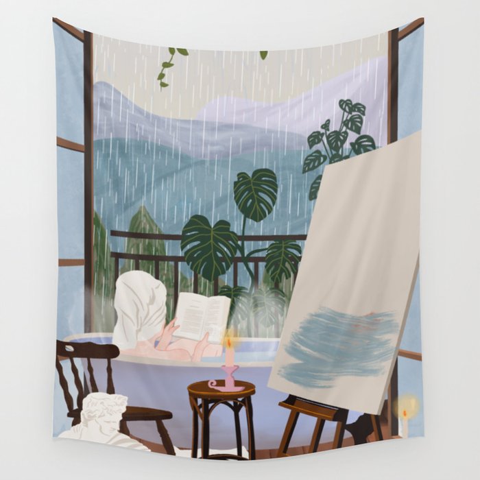 Peaceful day Wall Tapestry Gallery Image 4