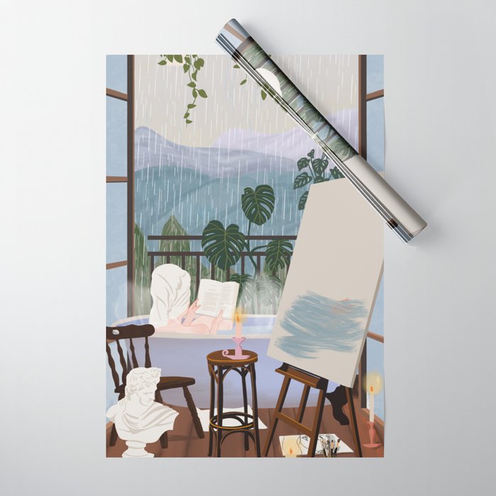 Peaceful day Wrapping Paper Gallery Image 1
