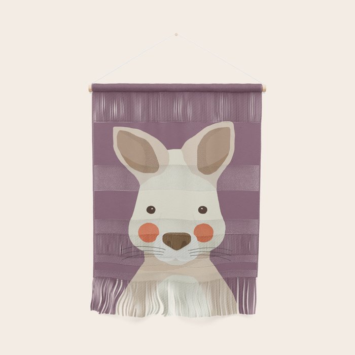 Kangaroo, Animal Portrait Wall Hanging Gallery Image 1