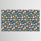 Mexican Sweet Bakery Frenzy // turquoise background // pastel colors pan dulce Tablecloth Gallery Image 2