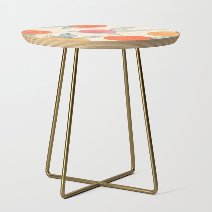 Bright Summer Fruit Collage Side Table Gallery Image 1
