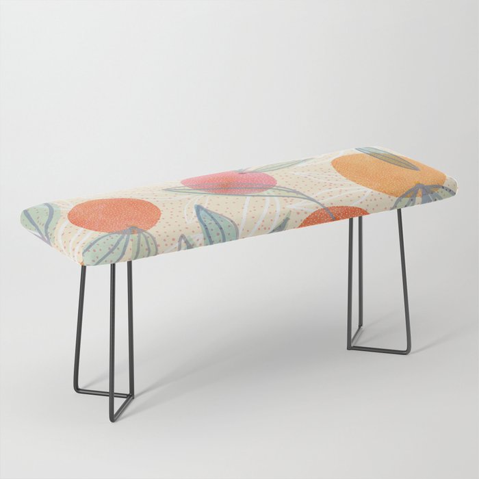 Bright Summer Fruit Collage Bench Gallery Image 1