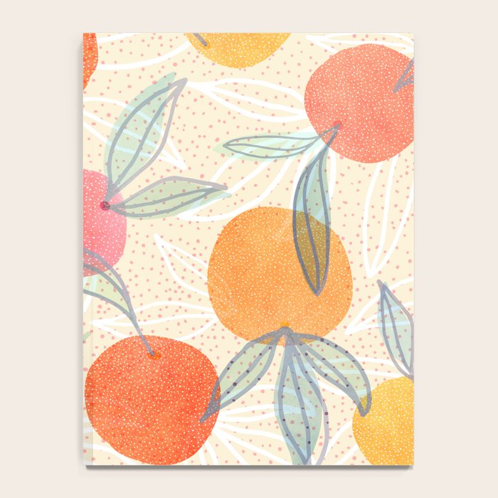 Bright Summer Fruit Collage Notebook Gallery Image 4