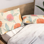 Bright Summer Fruit Collage Pillow Sham Gallery Image 2