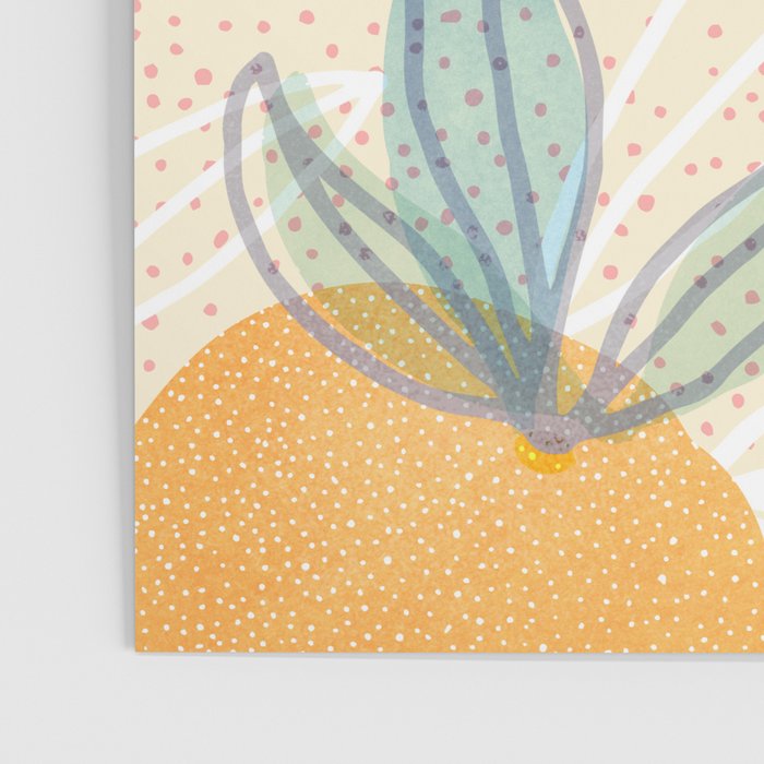 Bright Summer Fruit Collage Poster Gallery Image 3