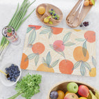 Bright Summer Fruit Collage Cutting Board Gallery Image 2