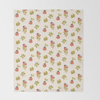 Eurasian bullfinch Throw Blanket Gallery Image 2